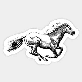 running horse Sticker